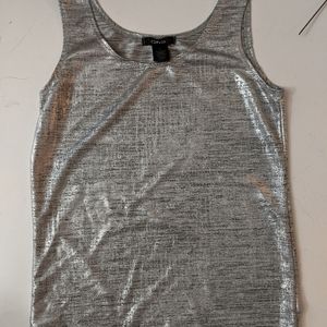 Silver Tank top size Small Gray